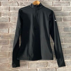 nike drifit pullover half zip running jacket